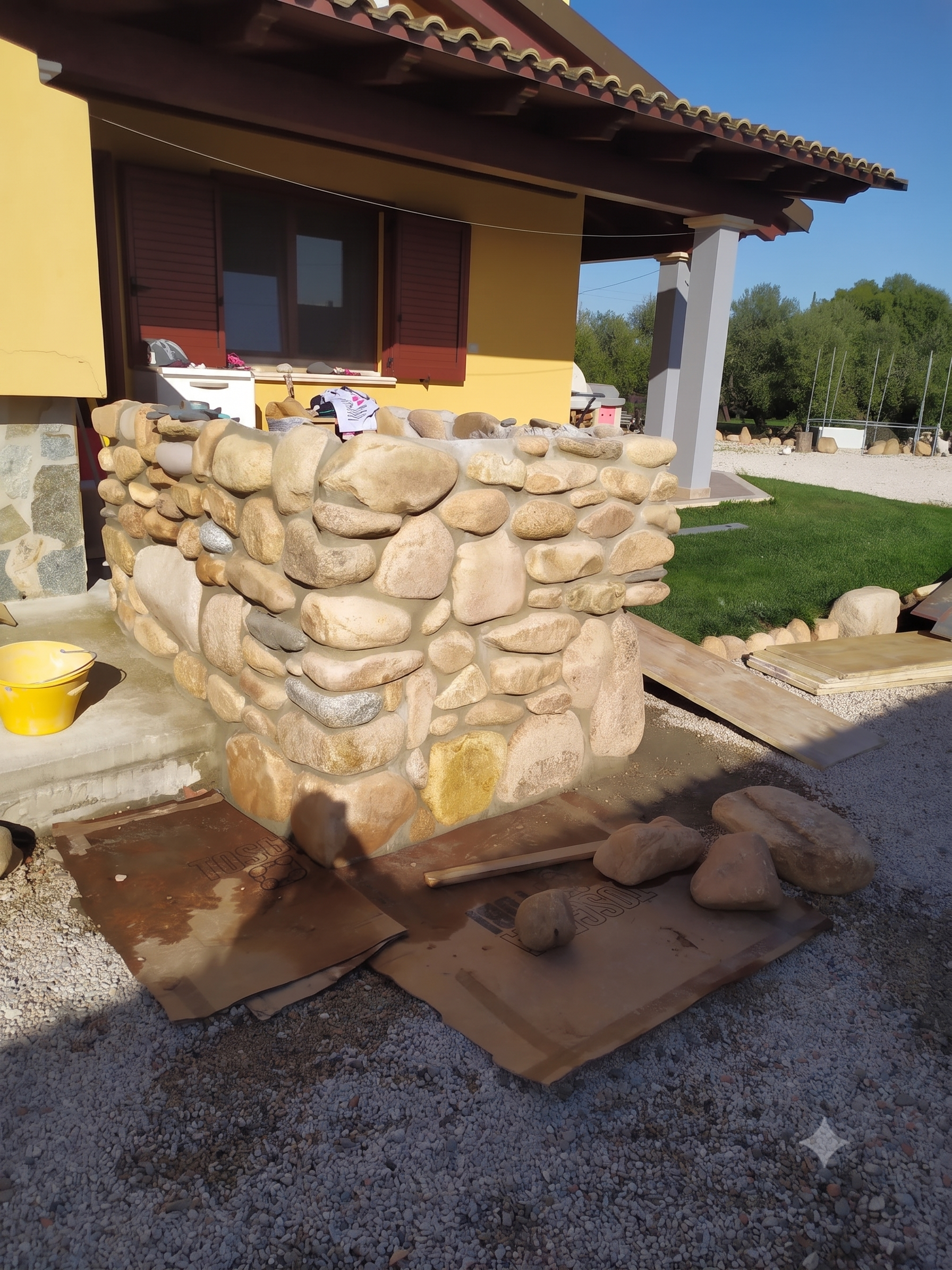 Preparazione per forno a legna